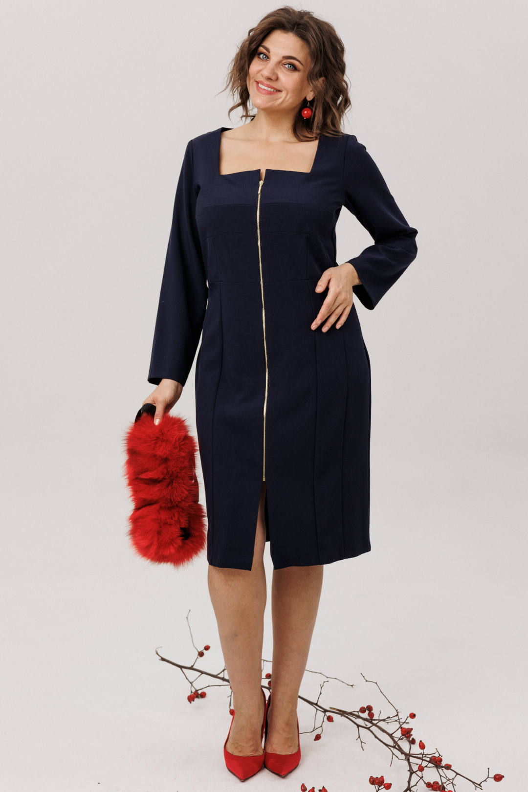 Платье ANELLI LAUREL 1799 сумеречная энигма - фото 3