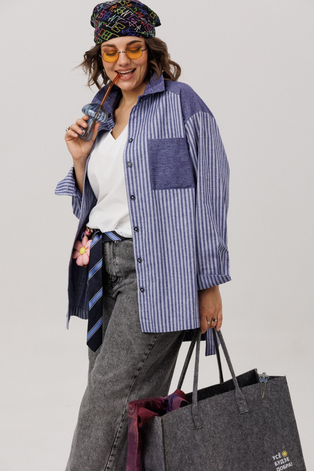 Рубашка ANELLI LAUREL 1800 предгрозовая синь