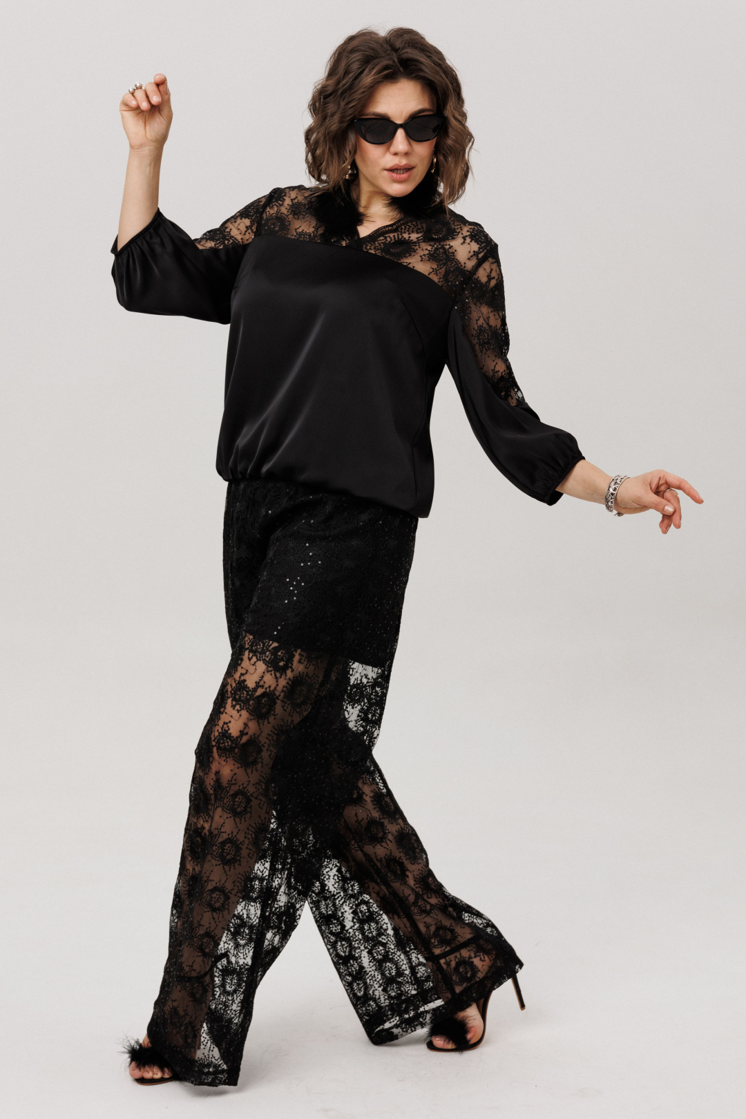 Брюки ANELLI LAUREL 1804 звездная паутинка - фото 3