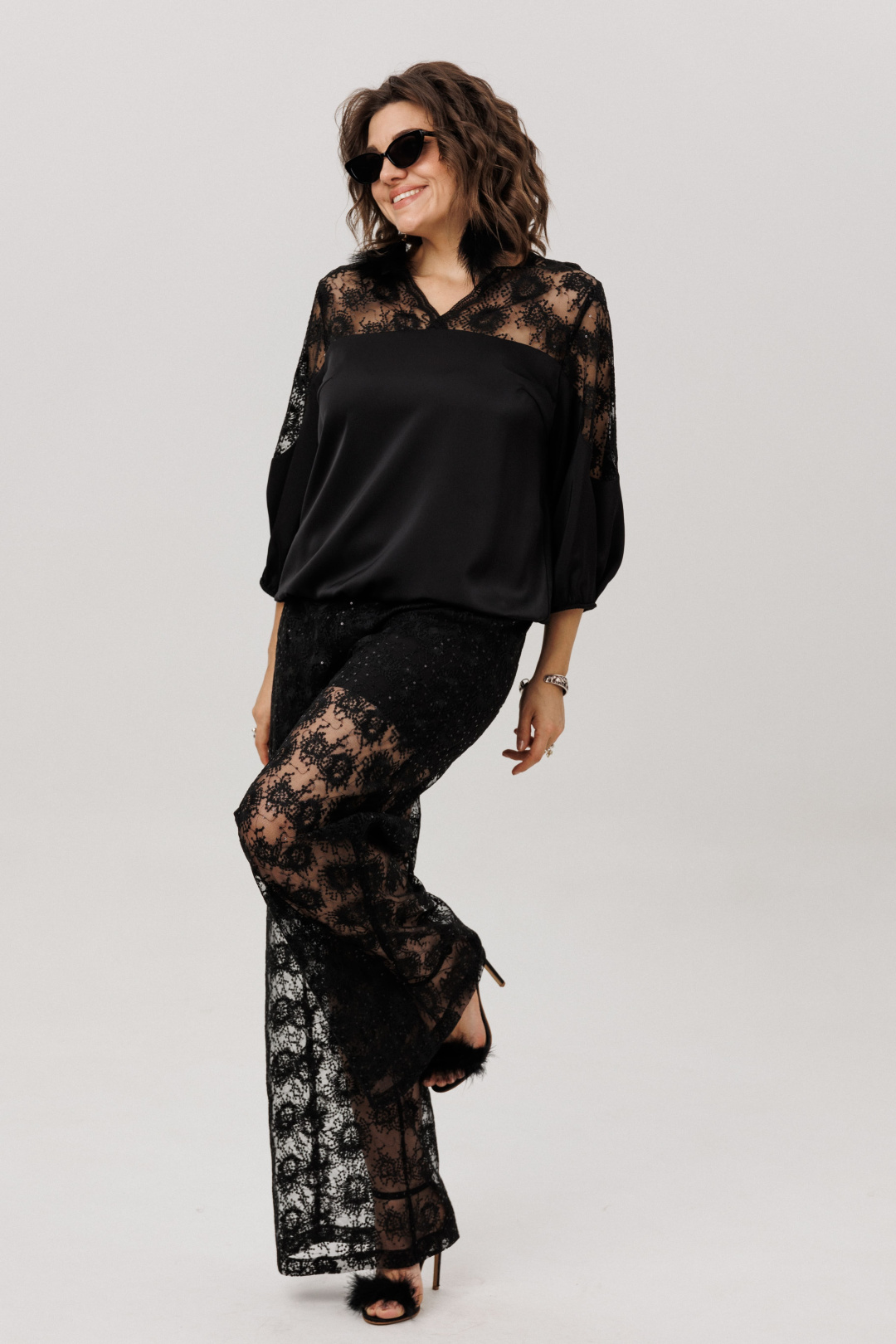 Брюки ANELLI LAUREL 1804 звездная паутинка