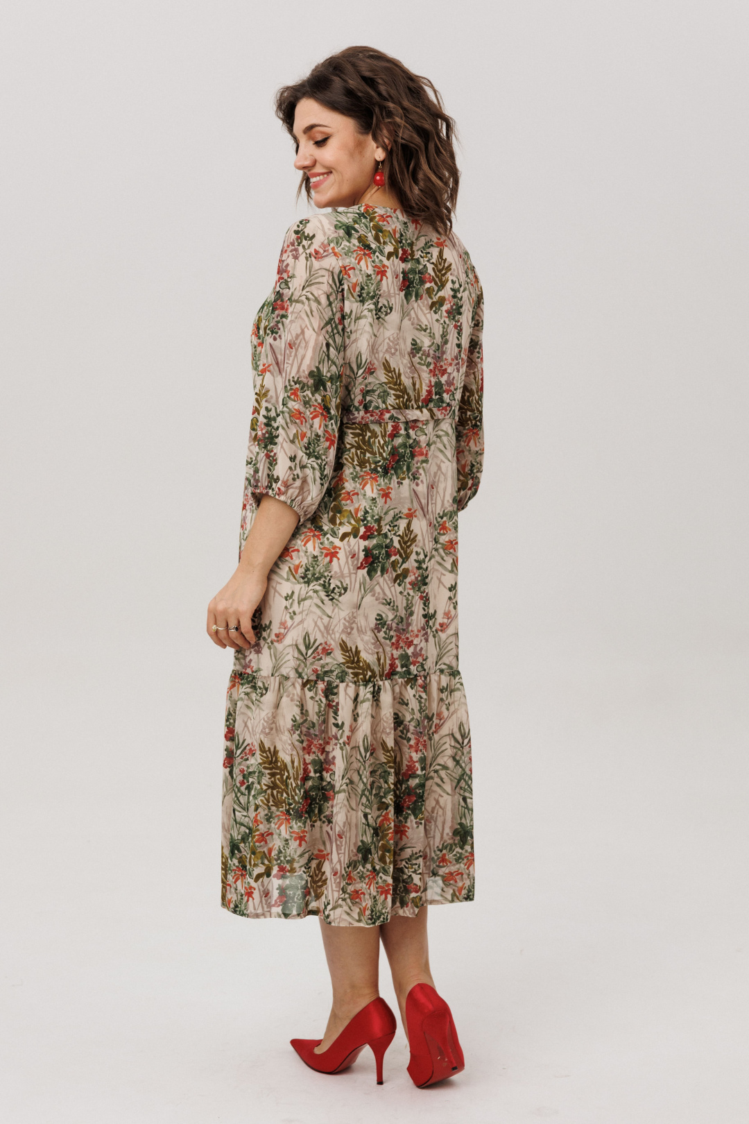 Платье ANELLI LAUREL 1805 кремовая виола