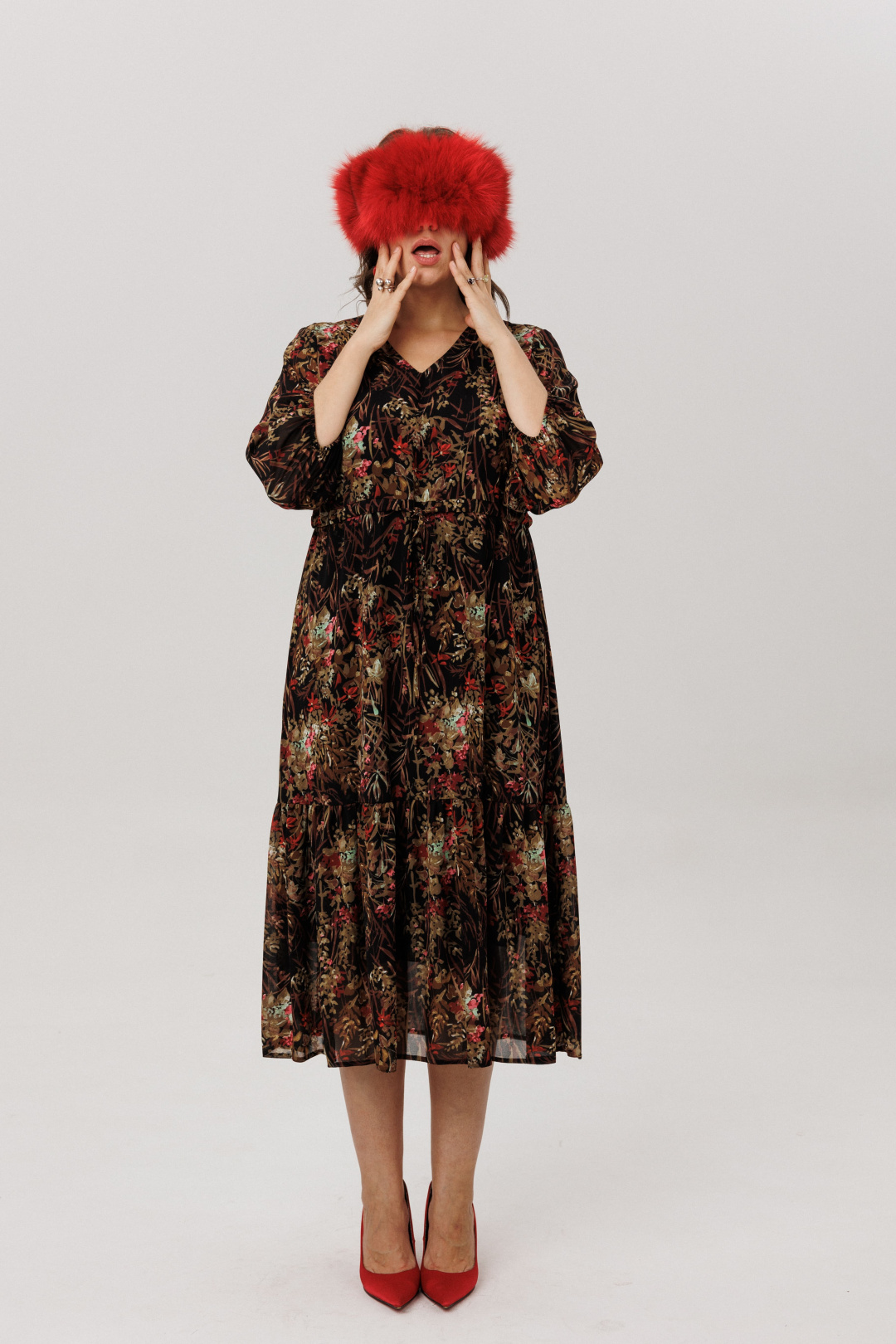 Платье ANELLI LAUREL 1805 шоколадная виола - фото 5