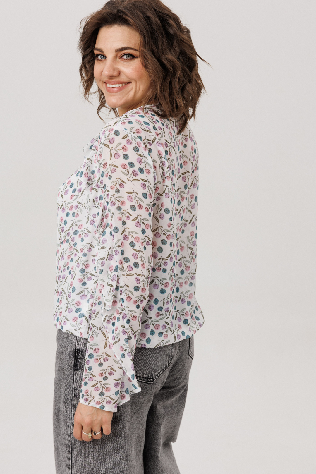 Блузка ANELLI LAUREL 1807 клевер - фото 3