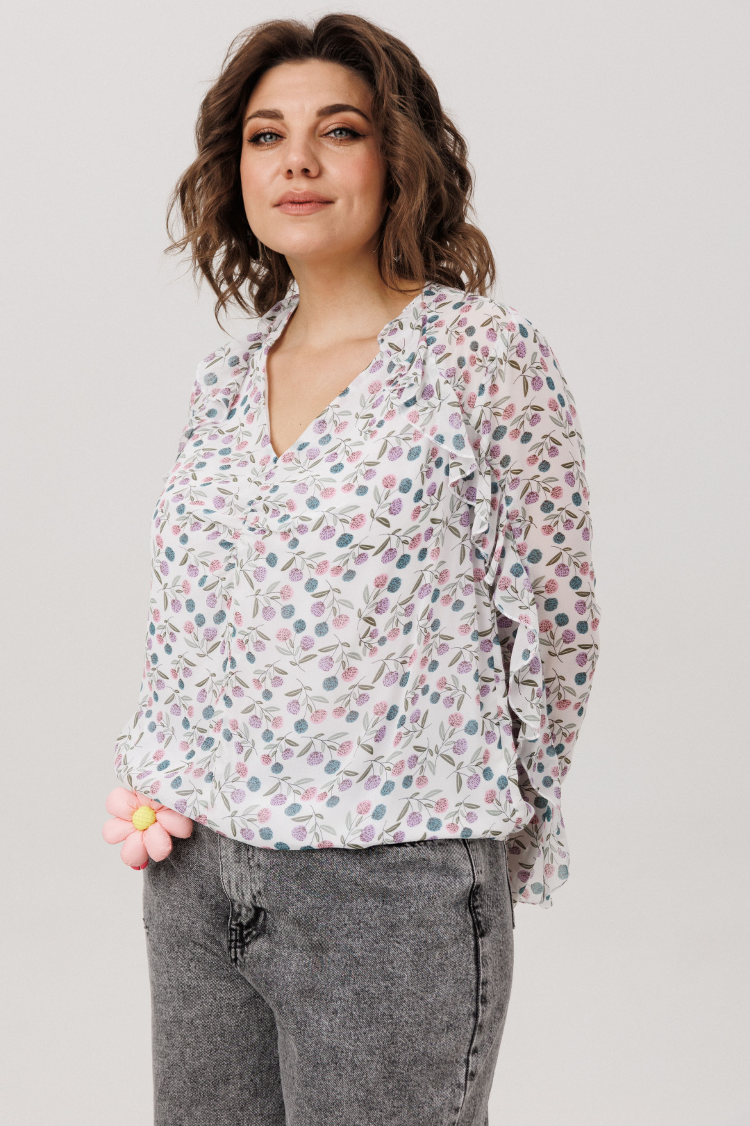 Блузка ANELLI LAUREL 1807 клевер