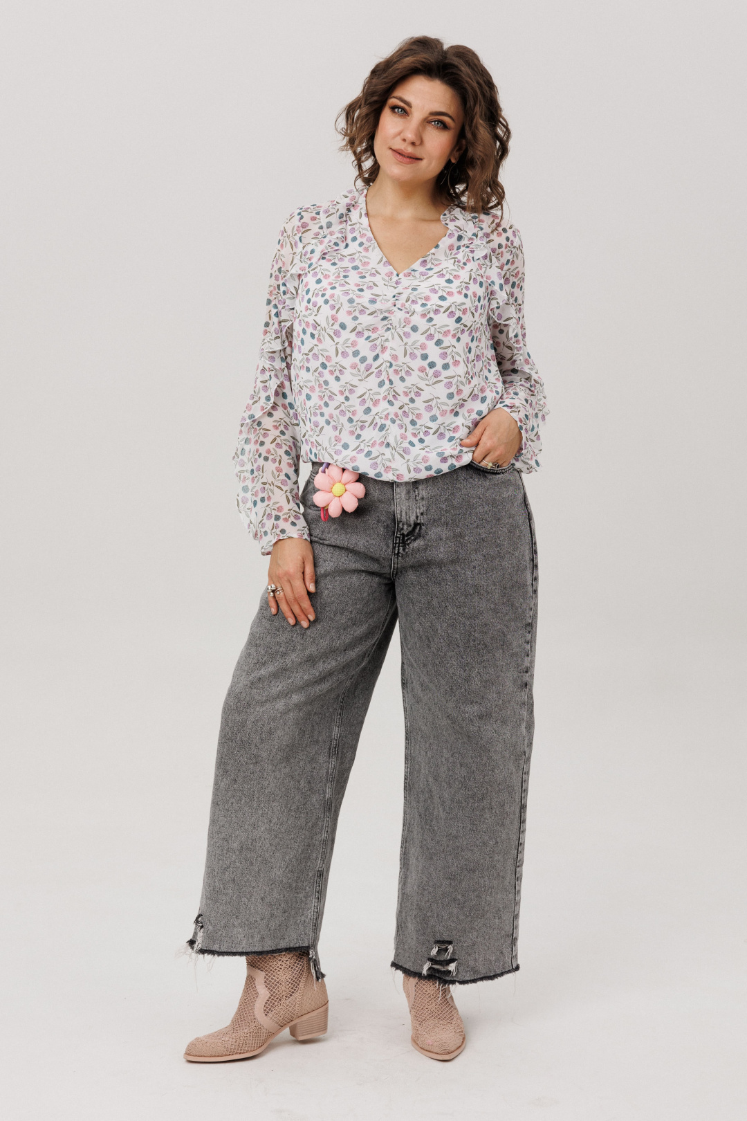 Блузка ANELLI LAUREL 1807 клевер