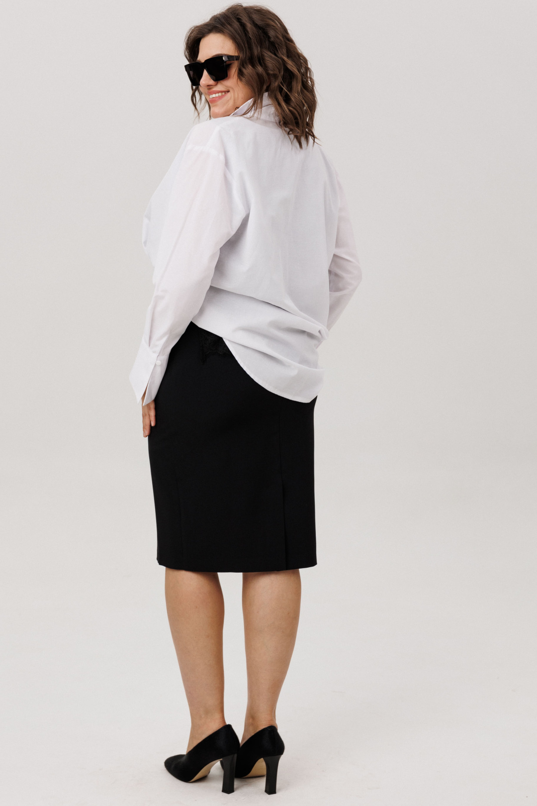 Юбка ANELLI LAUREL 1809 черный карандаш - фото 4