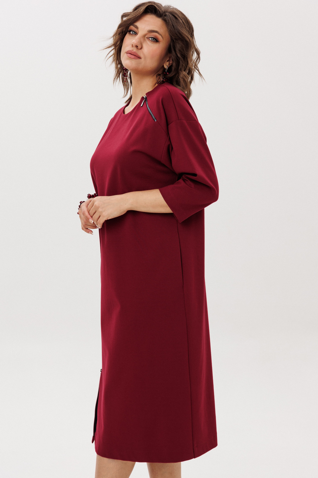 Платье ANELLI LAUREL 58 гранатовый закат - фото 2