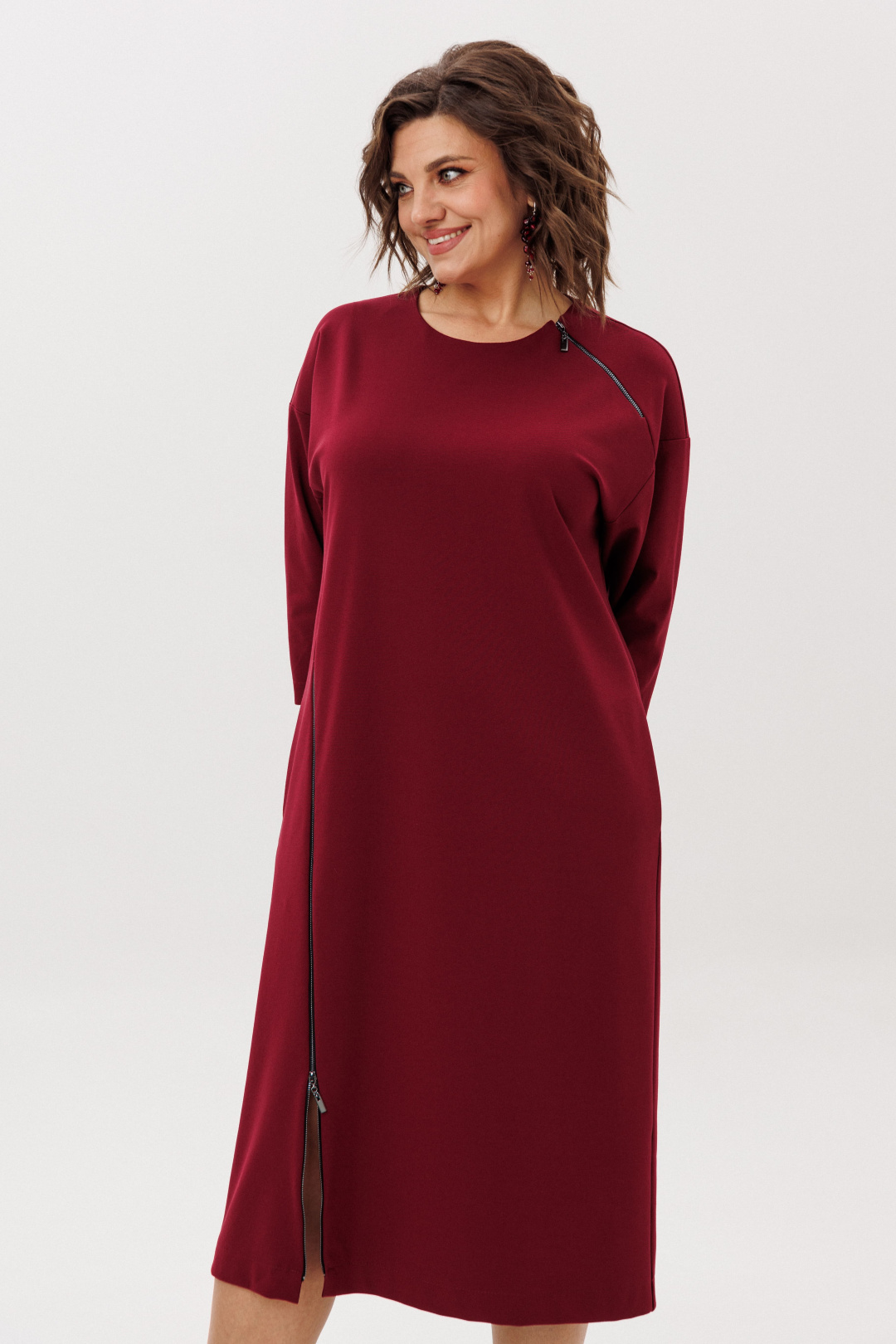 Платье ANELLI LAUREL 58 гранатовый закат - фото 6