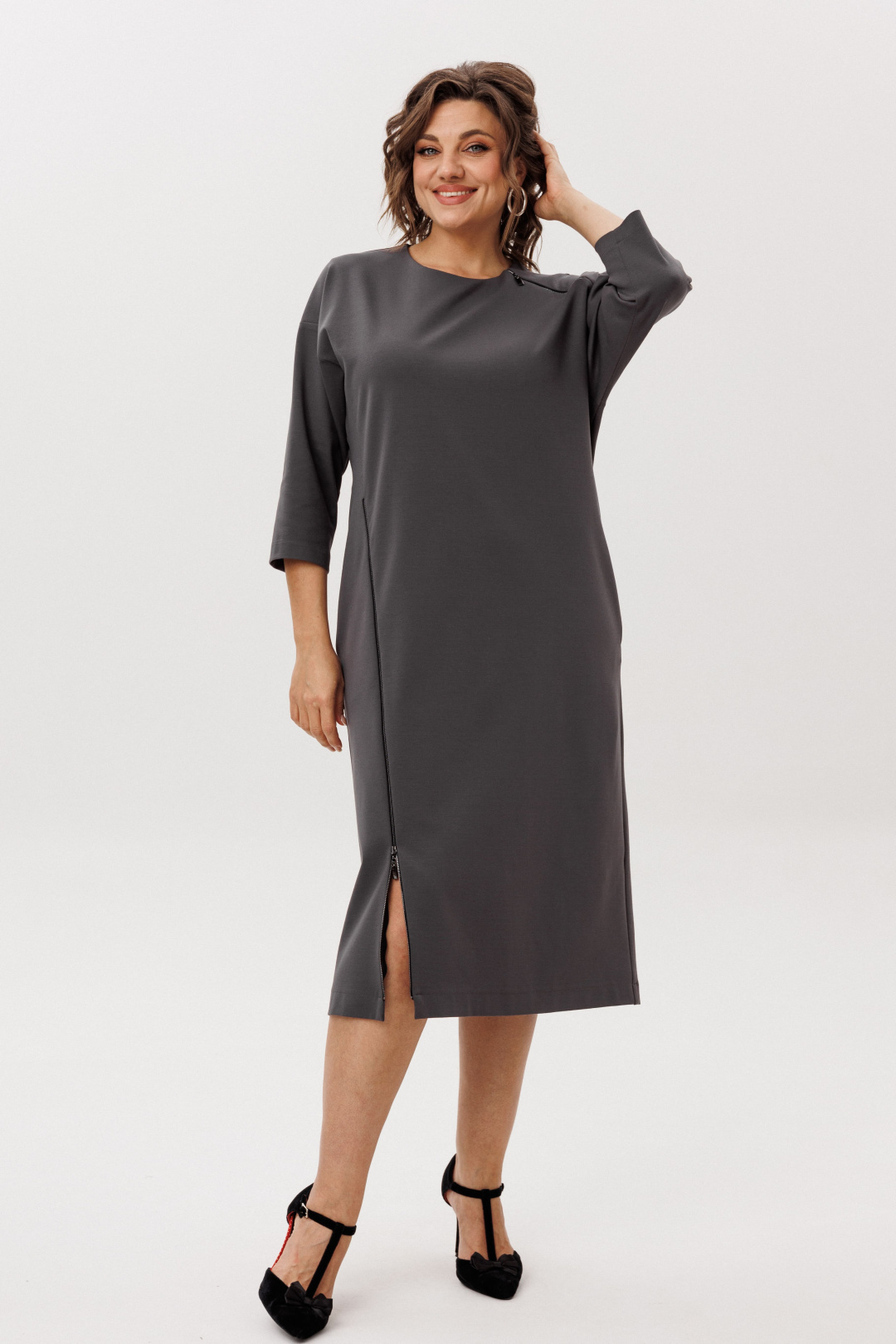 Платье ANELLI LAUREL 58 пепел розы - фото 1