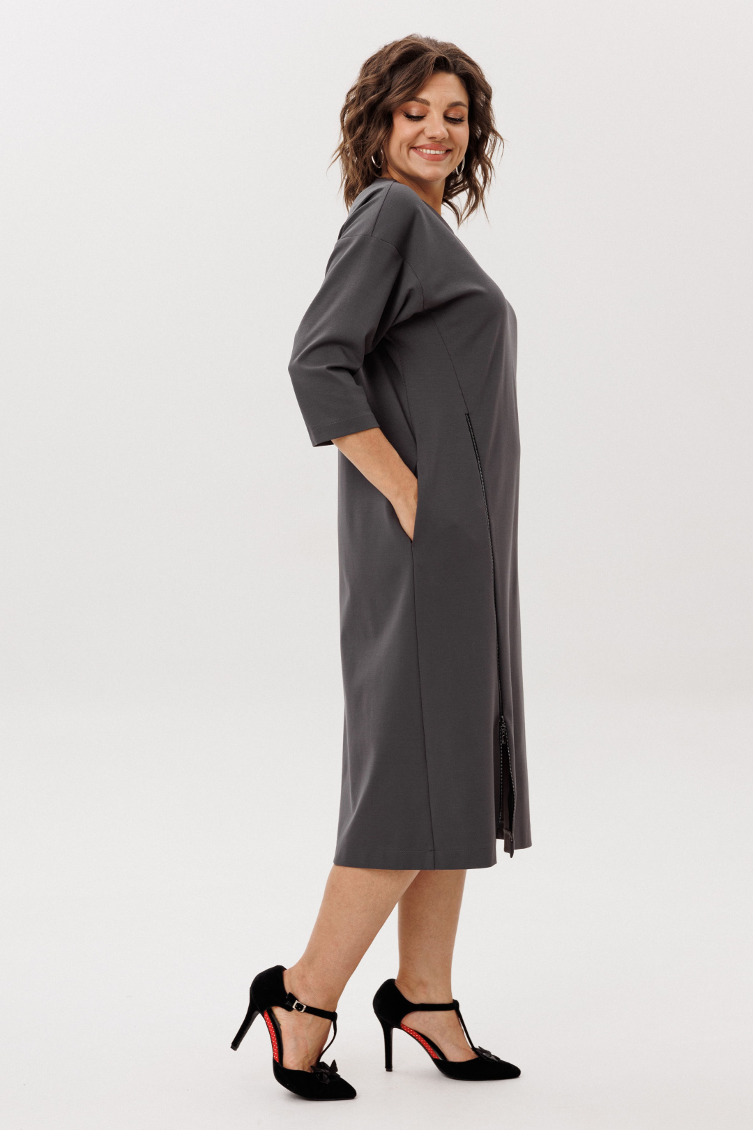 Платье ANELLI LAUREL 58 пепел розы - фото 3