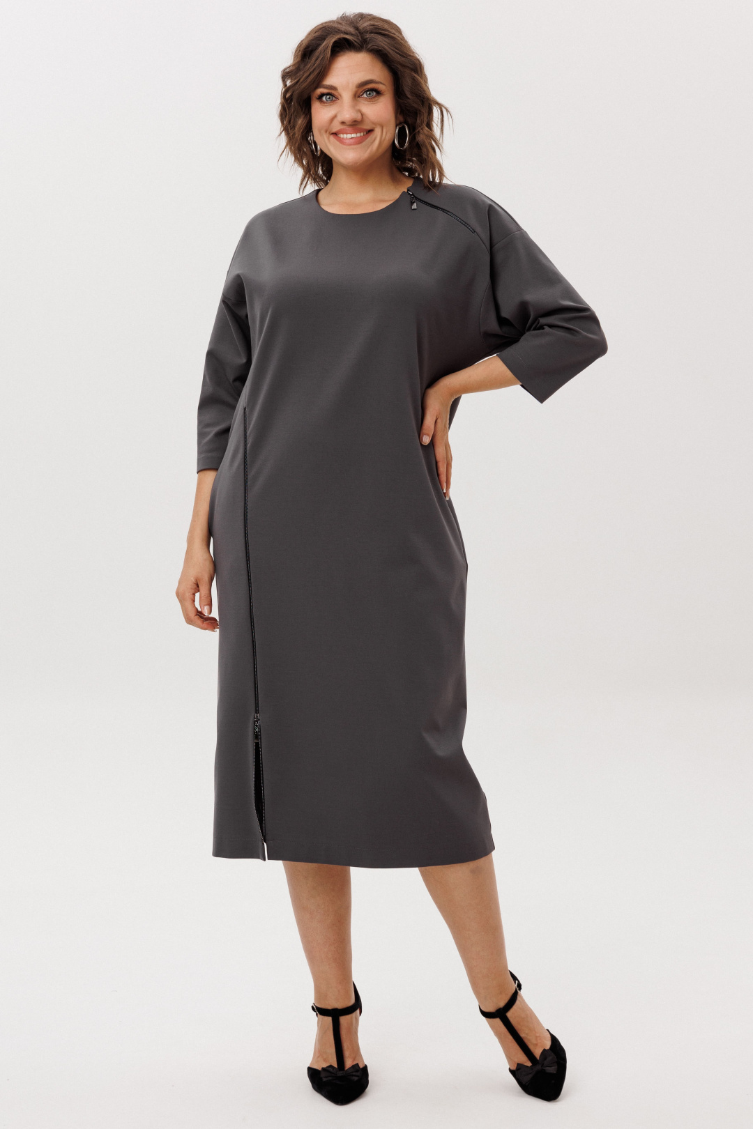 Платье ANELLI LAUREL 58 пепел розы - фото 5