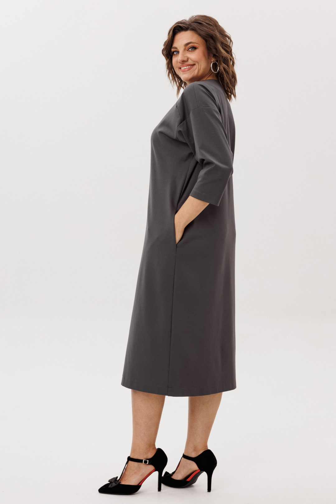 Платье ANELLI LAUREL 58 пепел розы - фото 6