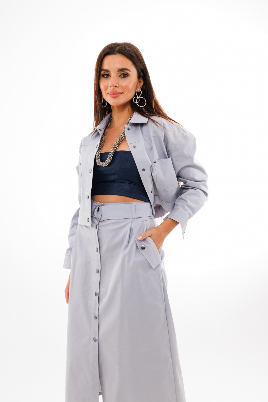 Джут ANELLI LAUREL 961 серый