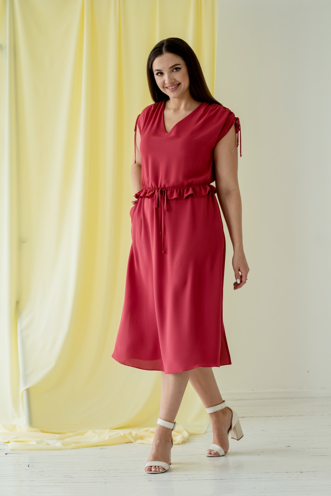 Платье MISLANA WOMEN 665 красный