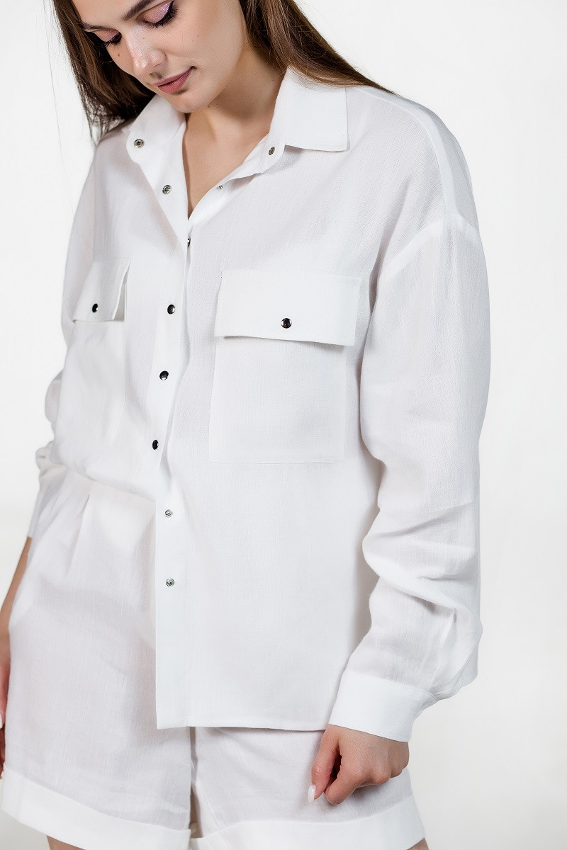 Рубашка ATELERO 1009 белый