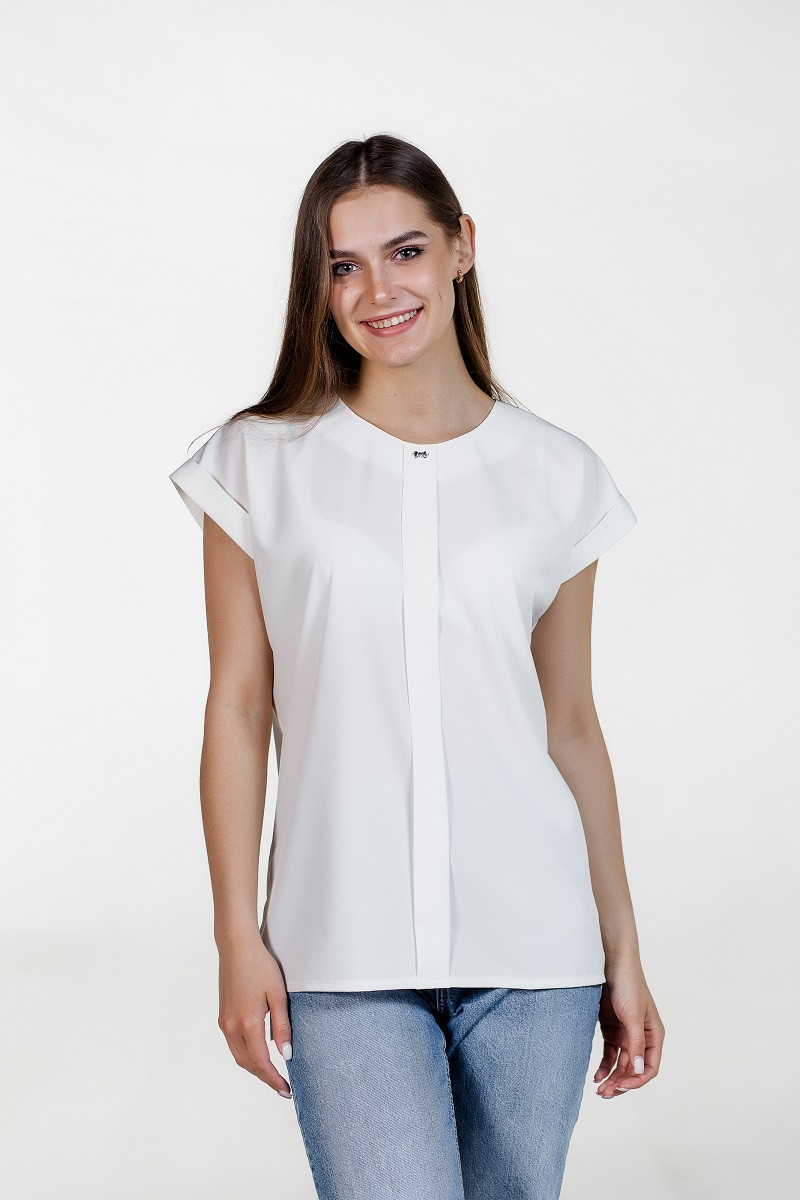 Блузка ATELERO 1012 молочный - фото 1