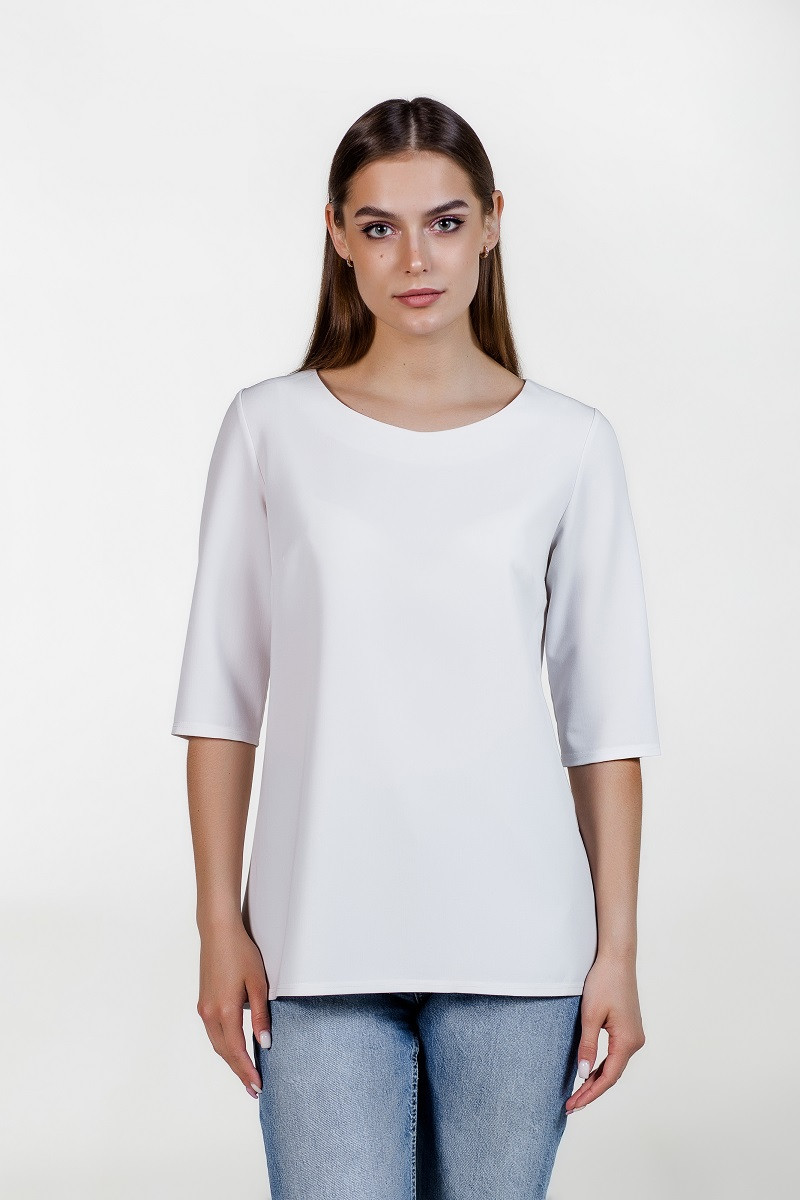 Блузка ATELERO 1013 белый - фото 2
