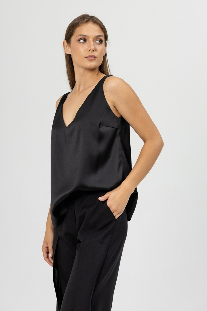 Топ ATELERO 1022 черный - фото 1