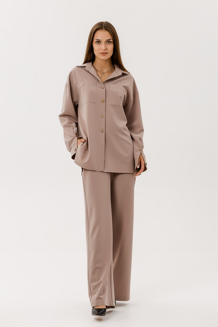 Костюм ATELERO 1053-В кофейный - фото 1
