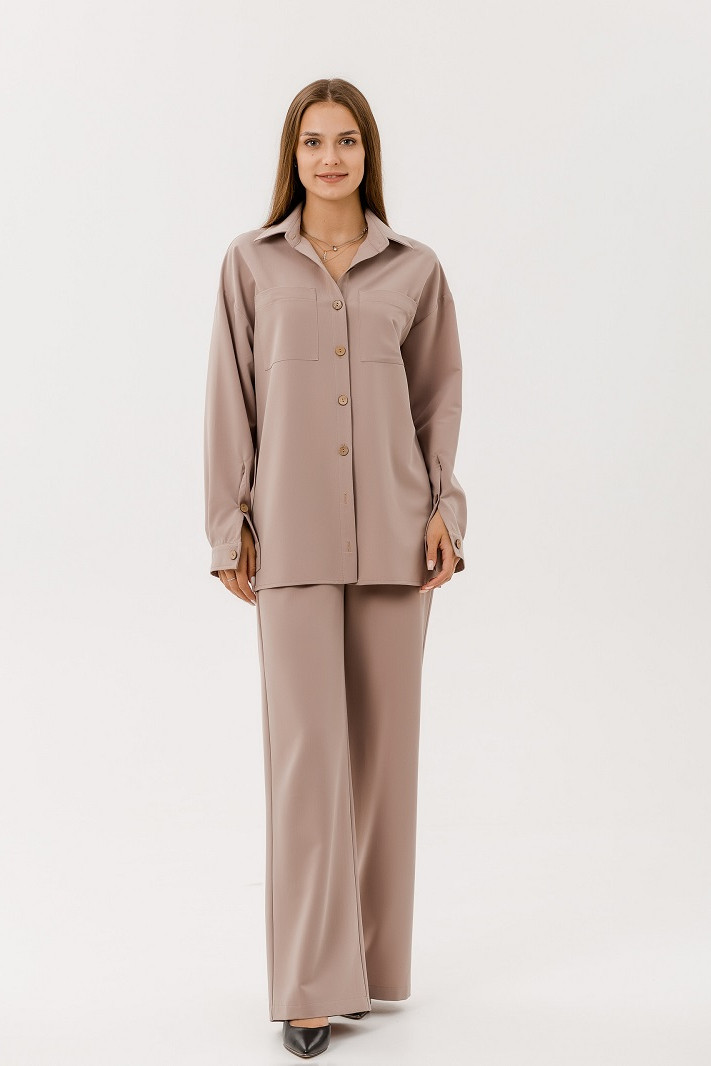 Костюм ATELERO 1053-В кофейный - фото 2