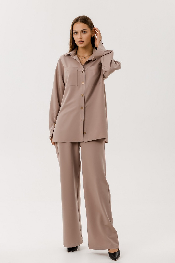 Костюм ATELERO 1053-В кофейный - фото 3