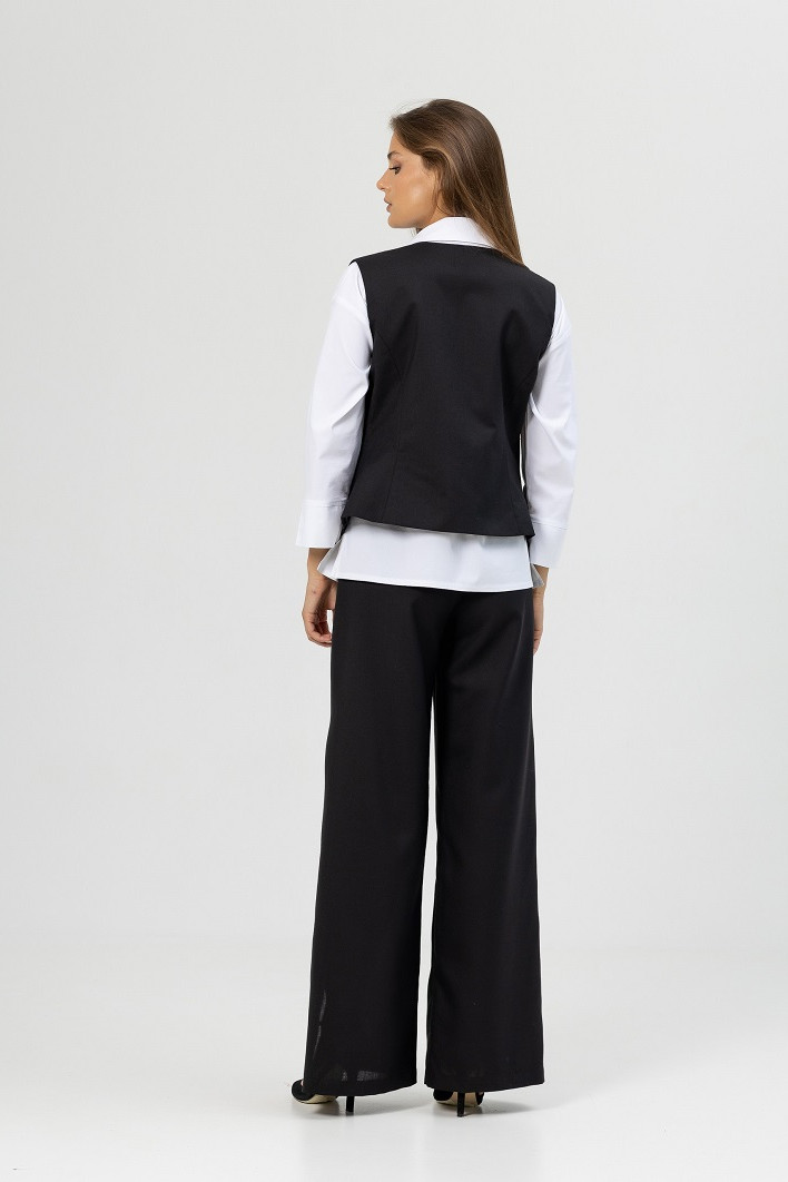 Костюм ATELERO 1088  черный белый - фото 5