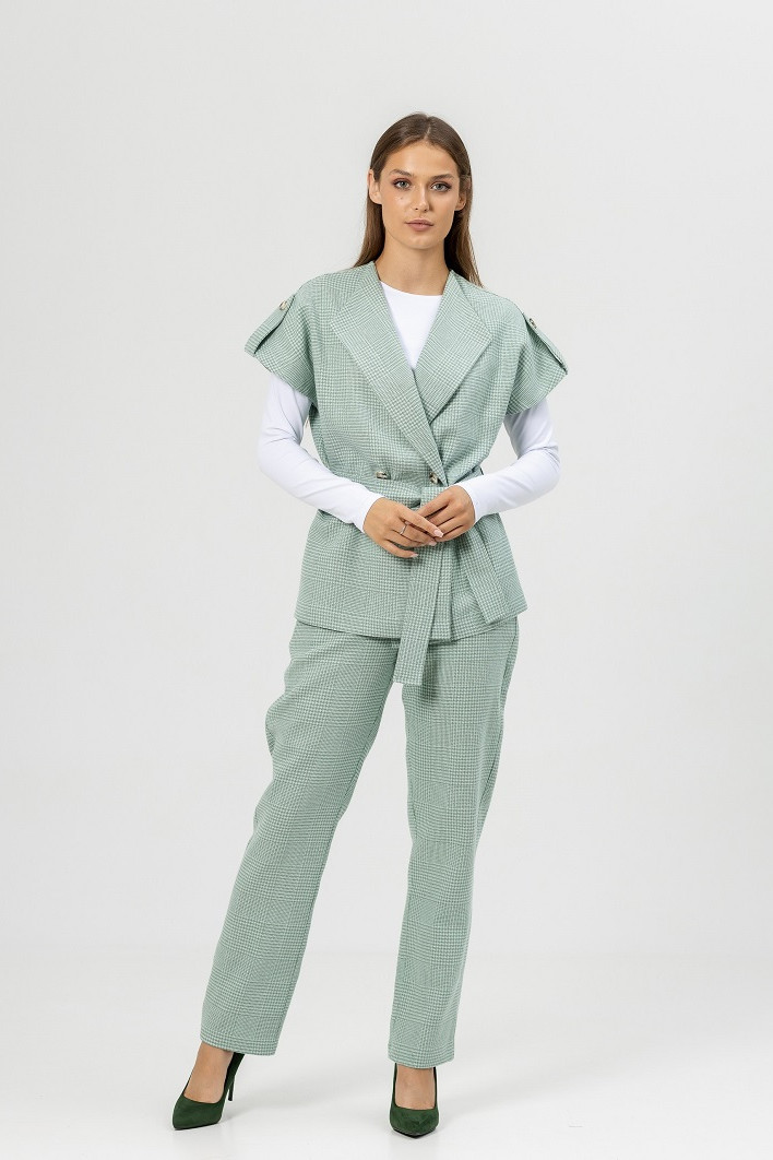 Костюм ATELERO 1094 бирюзовый, белый - фото 1