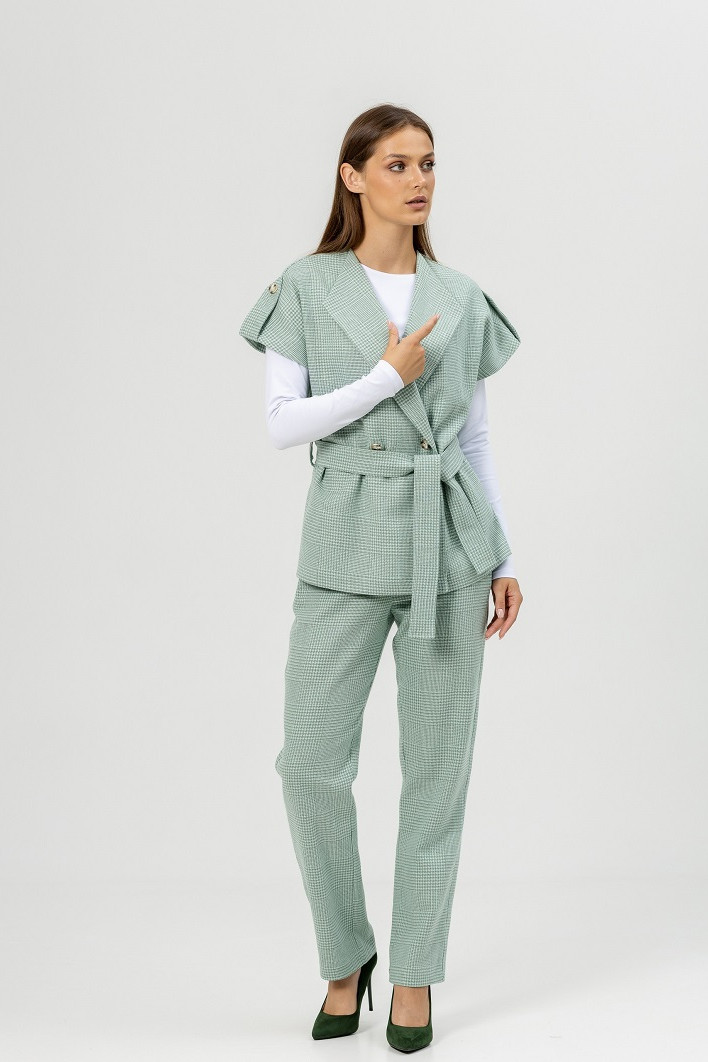 Костюм ATELERO 1094 бирюзовый, белый - фото 2