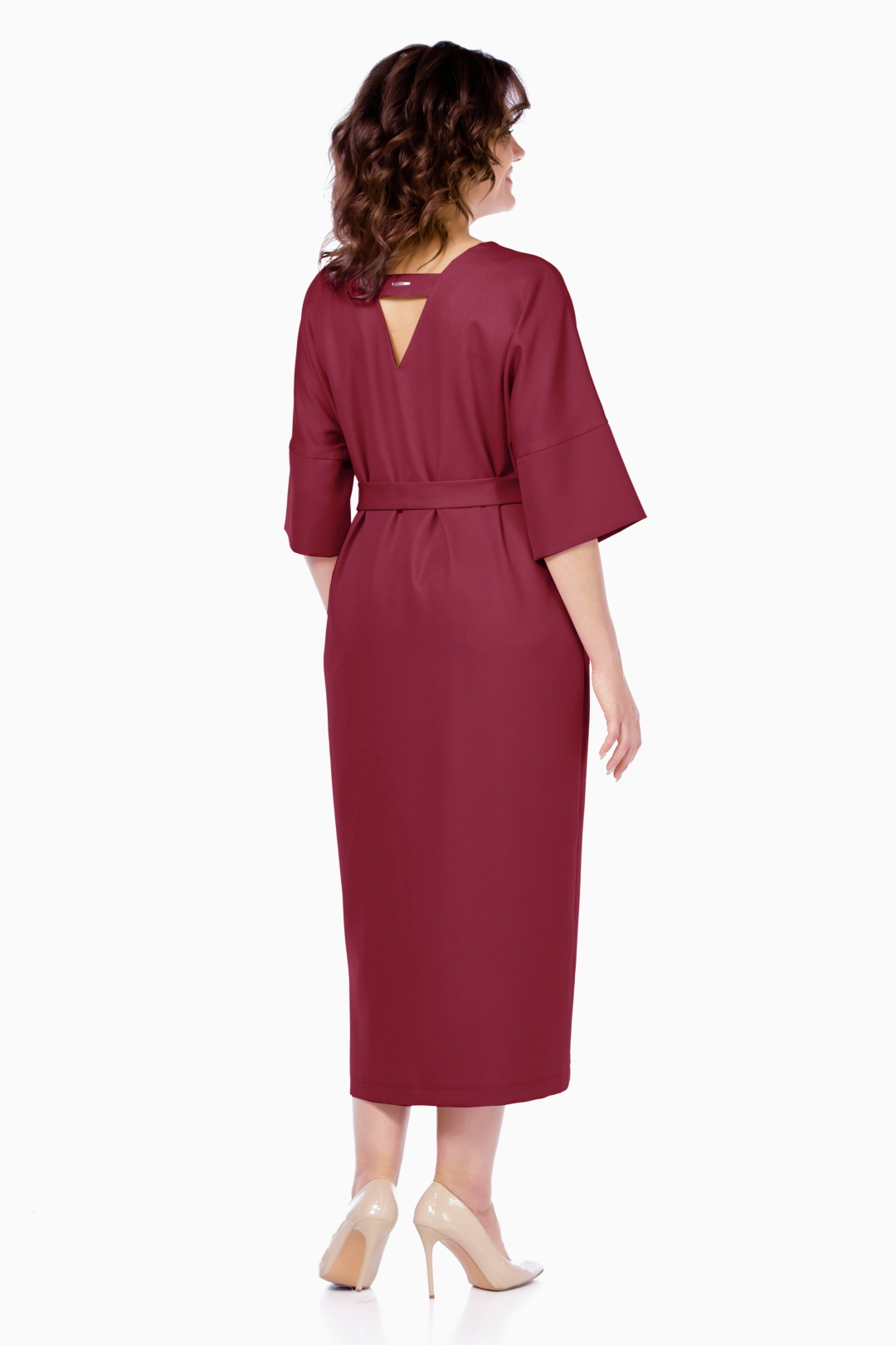 Платье БагираАнТа 1046 бордовый - фото 2