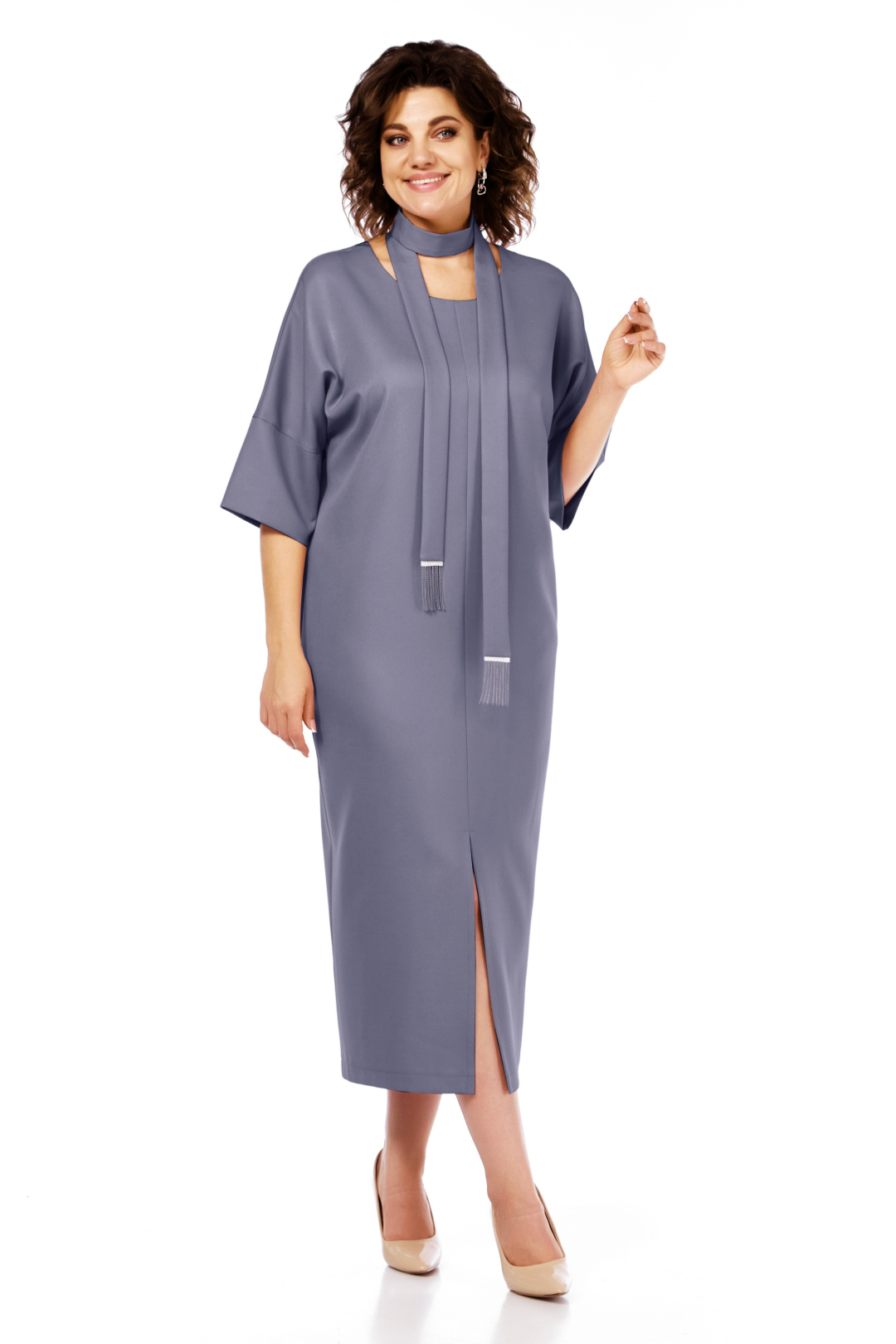 Платье БагираАнТа 1046 лаванда - фото 2