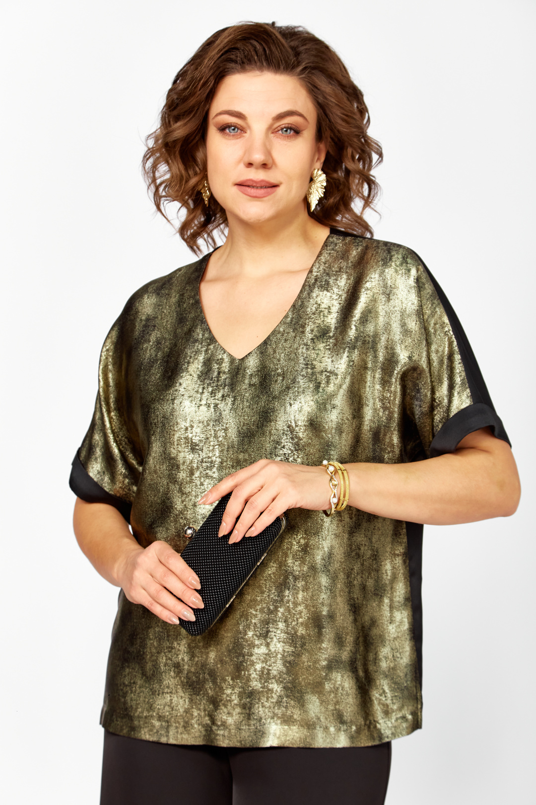 Костюм БагираАнТа 1076 черный + золото - фото 2