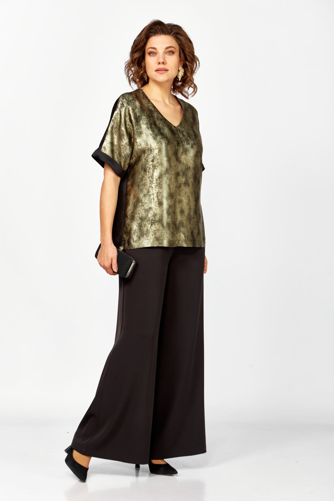 Костюм БагираАнТа 1076 черный + золото - фото 5