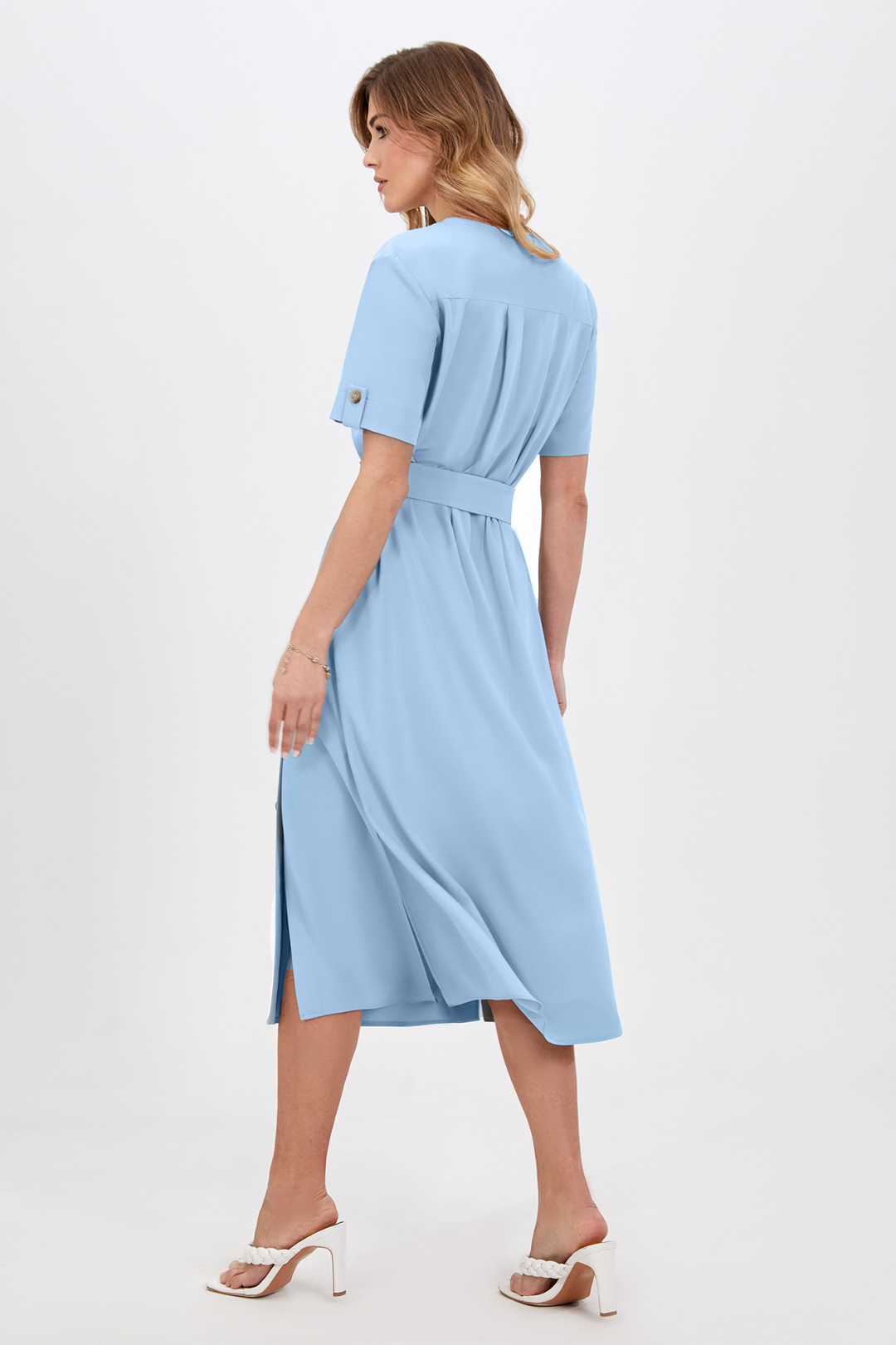 Платье Bazalini 5034 голубой - фото 4