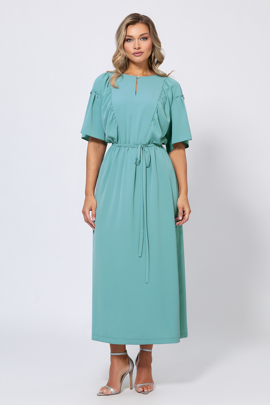 Платье Bazalini 5043 бирюзовый - фото 1