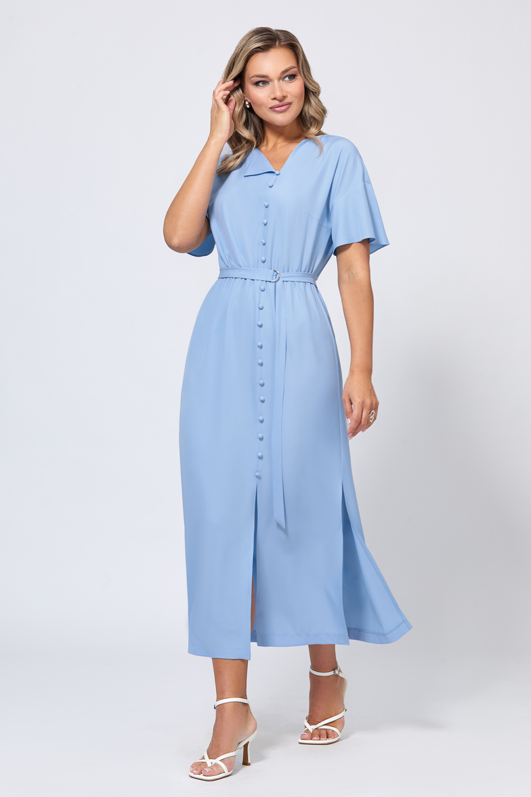 Платье Bazalini 5045 голубой - фото 3