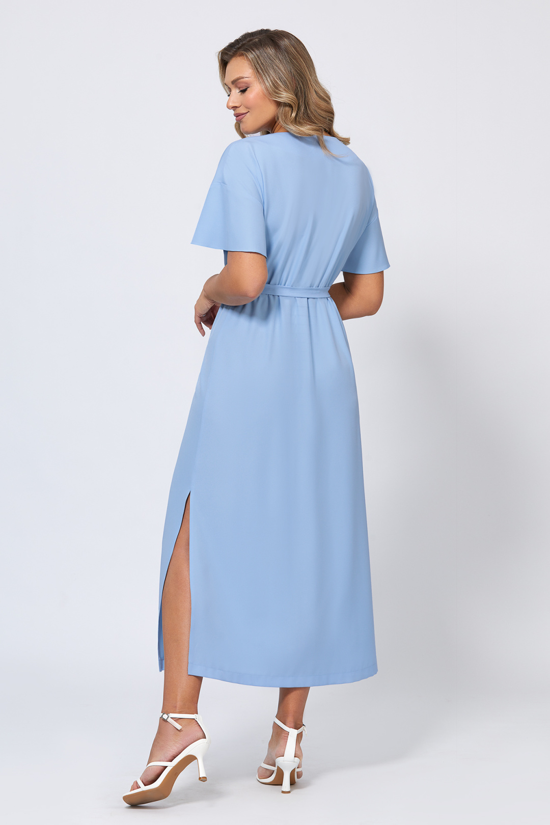 Платье Bazalini 5045 голубой - фото 4