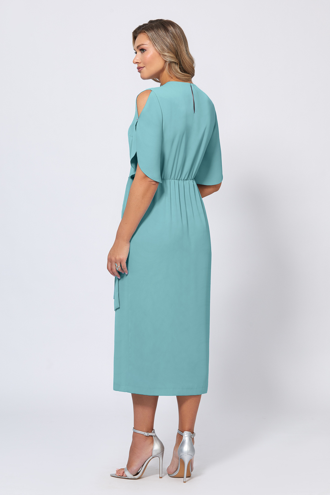 Платье Bazalini 5059 бирюзовый - фото 4