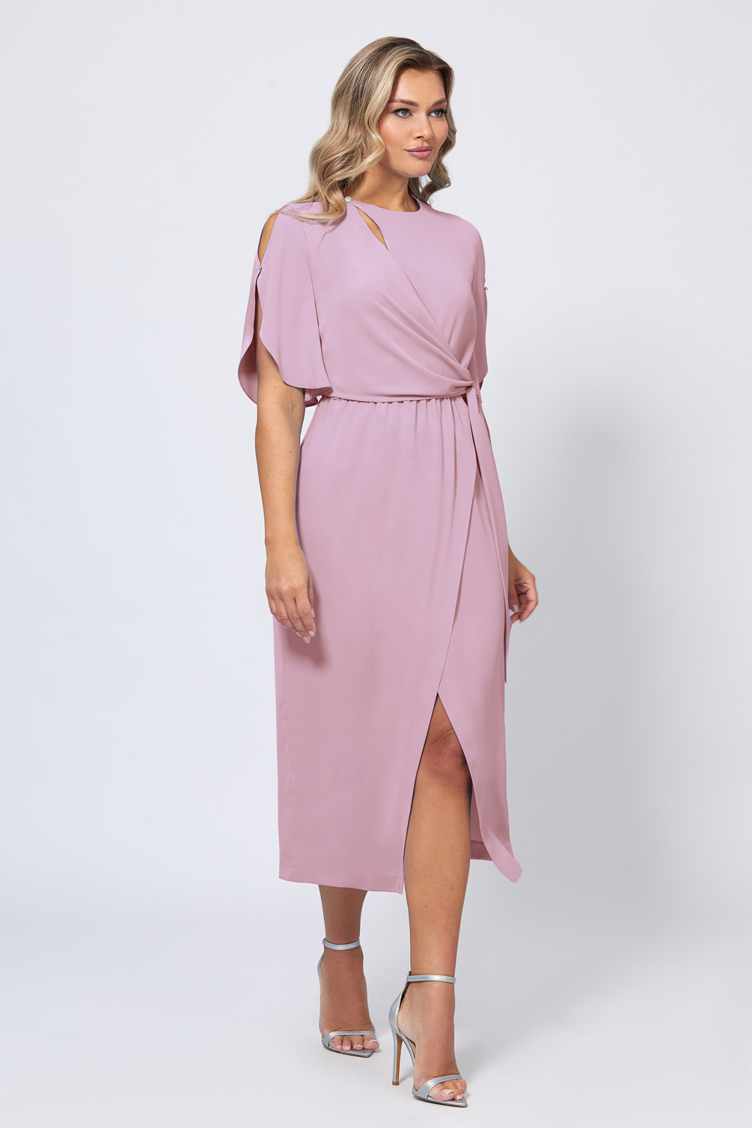 Платье Bazalini 5059 розовый - фото 4