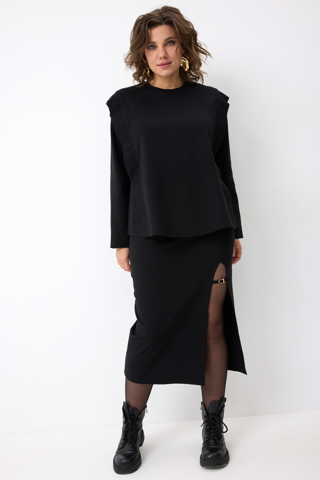 Костюм BegiModa 3101 черный - фото 3