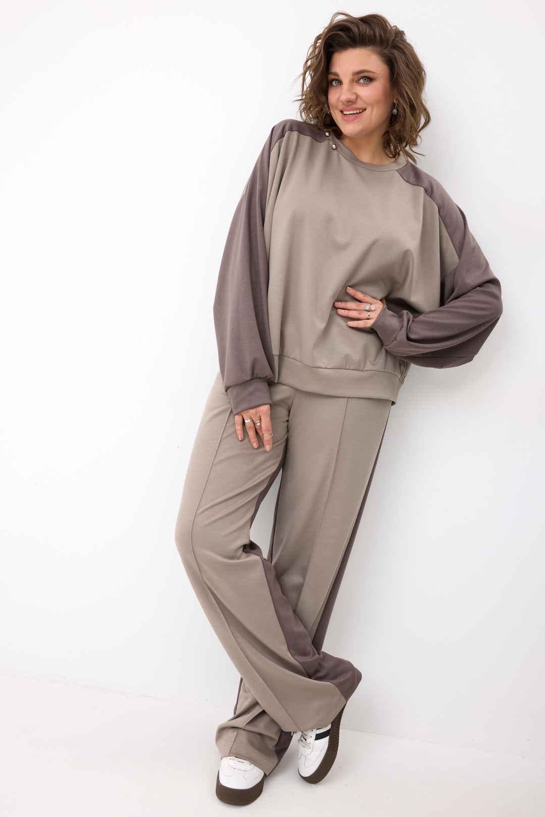 Костюм BegiModa 3102 фиолетовый кварц - фото 2