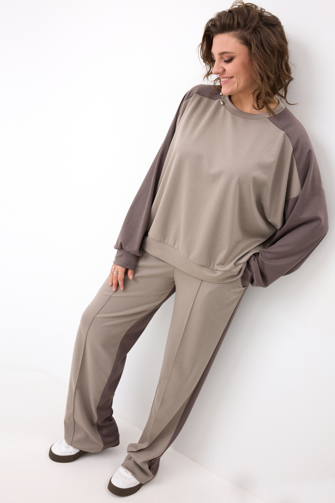 Костюм BegiModa 3102 фиолетовый кварц - фото 4