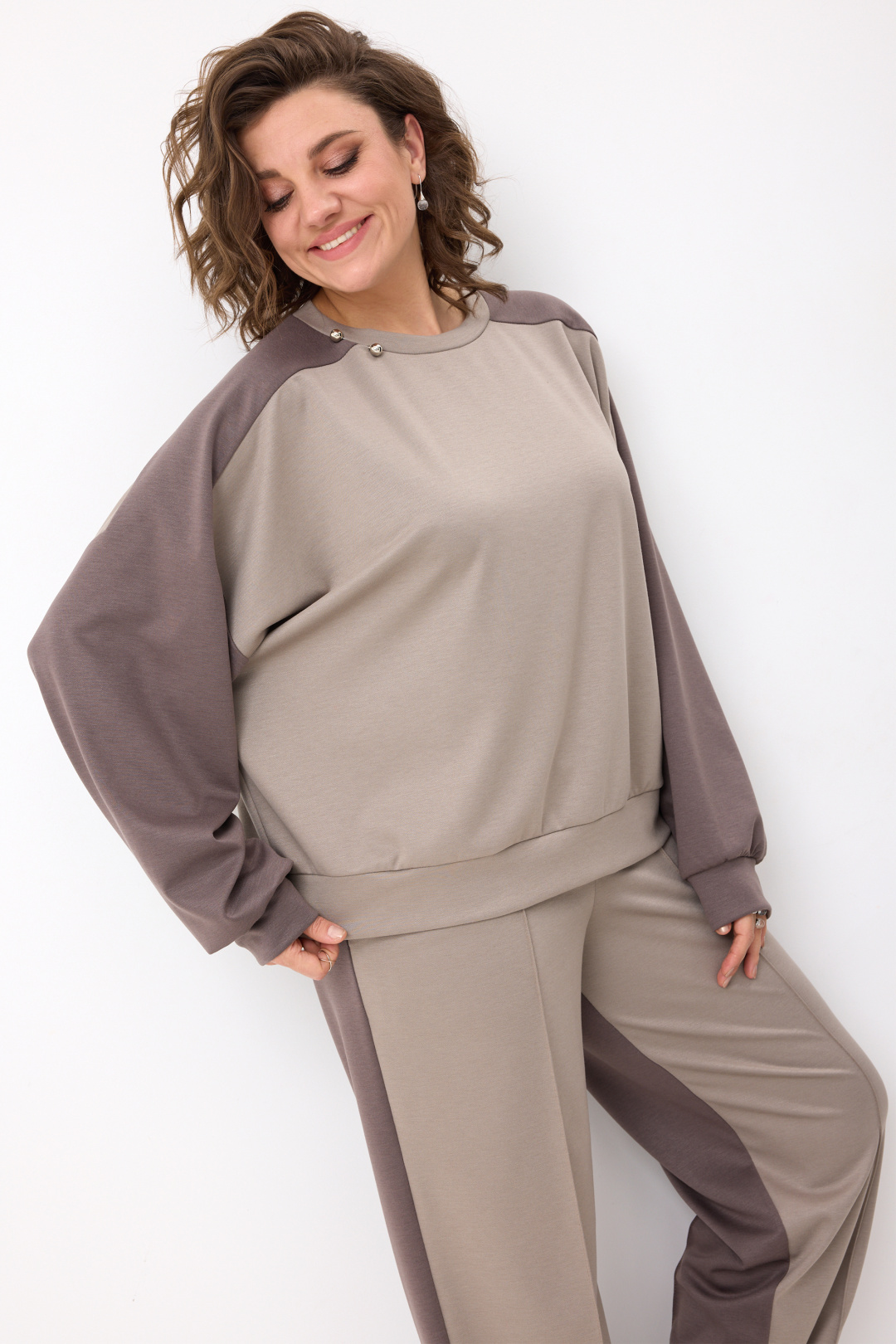 Костюм BegiModa 3102 фиолетовый кварц - фото 5