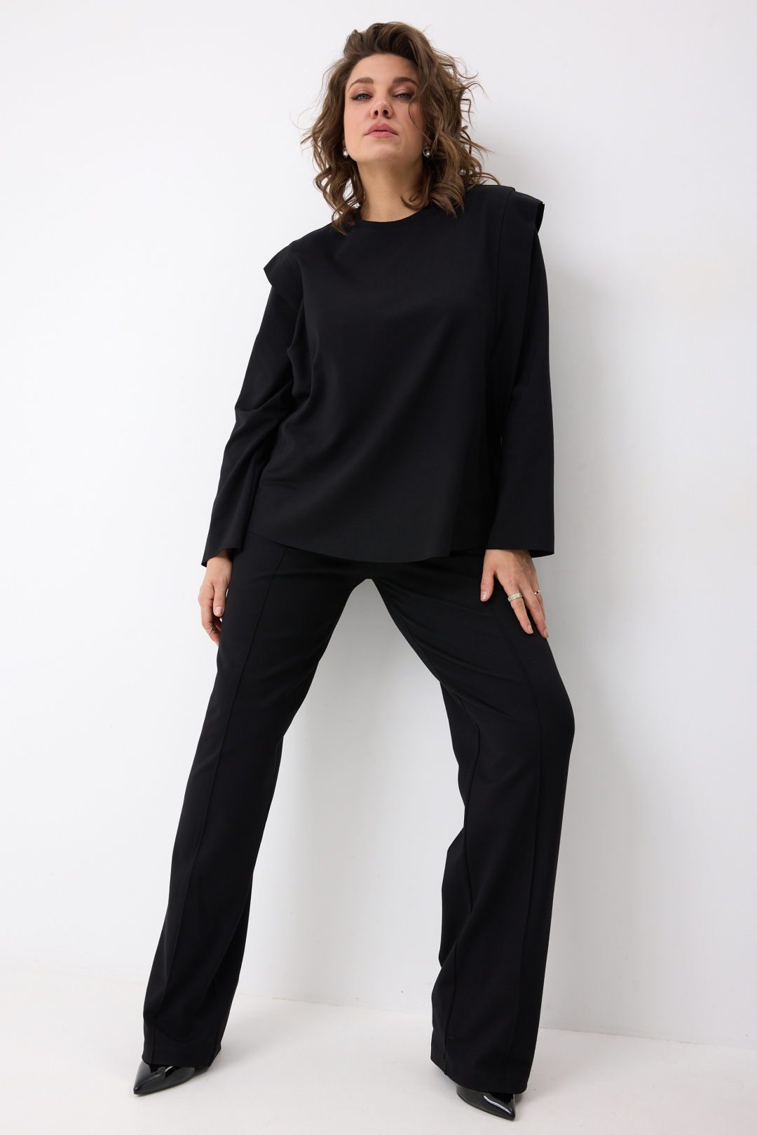 Костюм BegiModa 3104 черный - фото 3