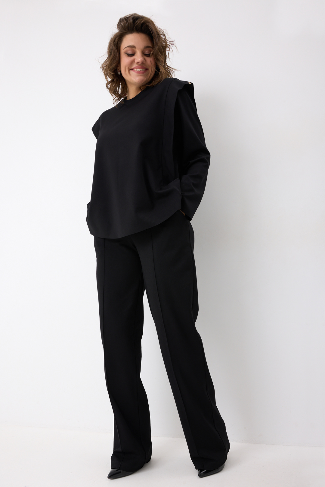 Костюм BegiModa 3104 черный - фото 4