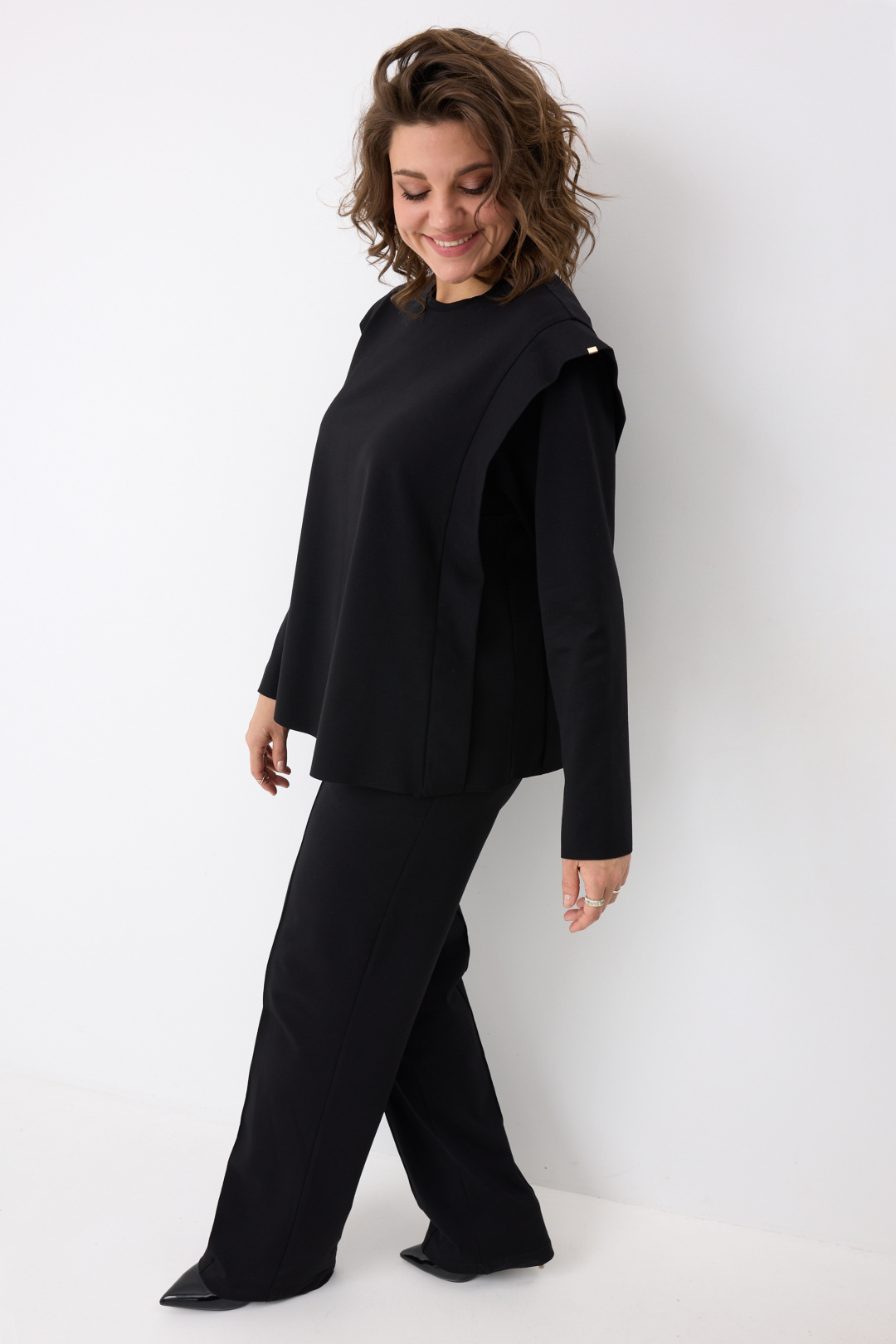 Костюм BegiModa 3104 черный - фото 5