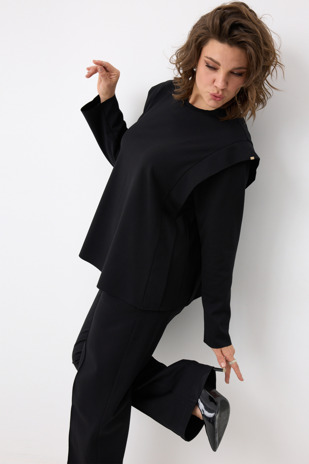 Костюм BegiModa 3104 черный - фото 6