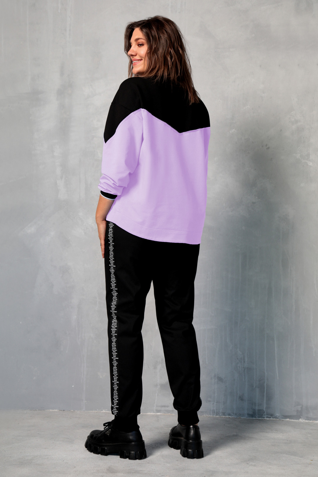 Блузка BegiModa 4067 лаванда - фото 4