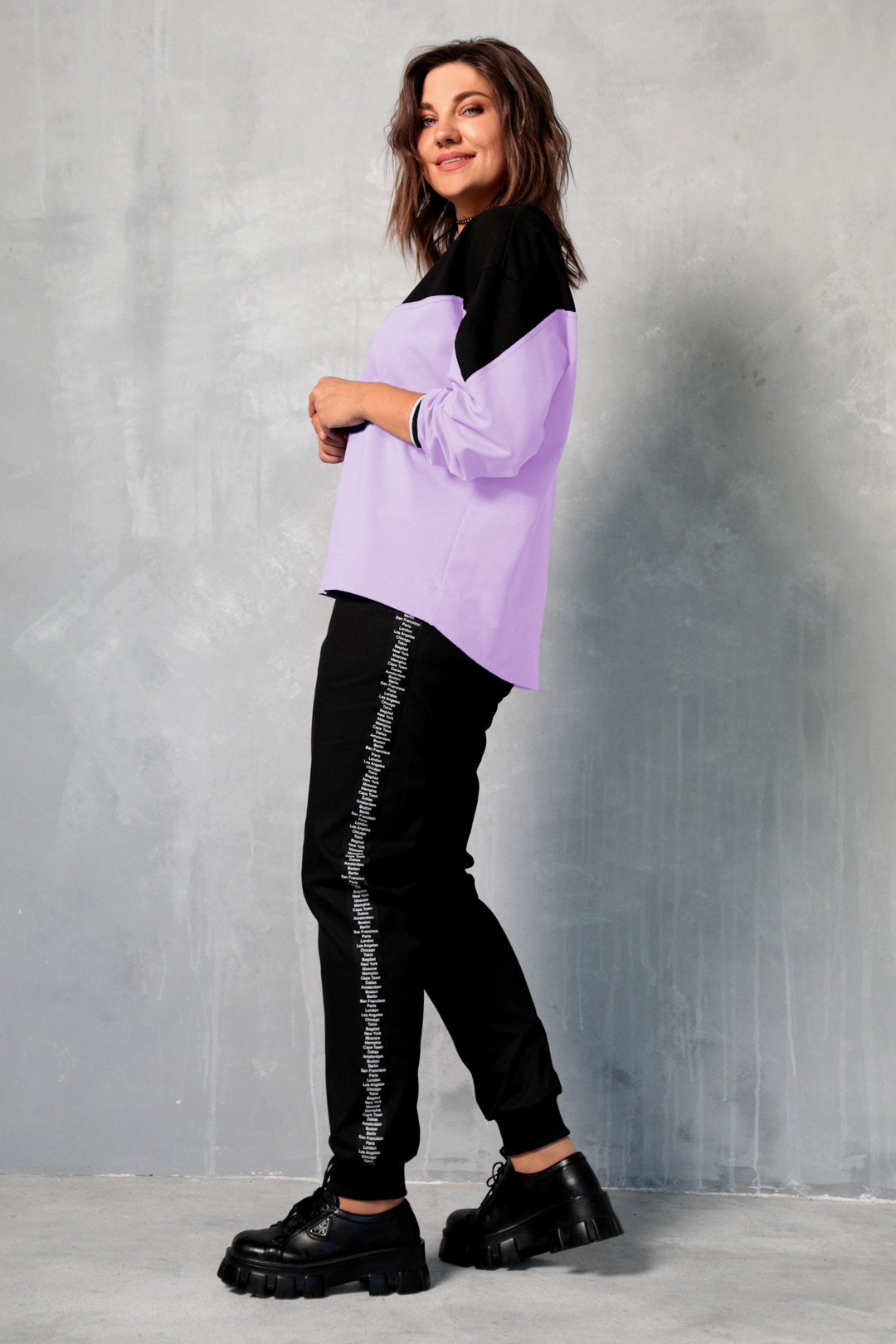 Блузка BegiModa 4067 лаванда - фото 5