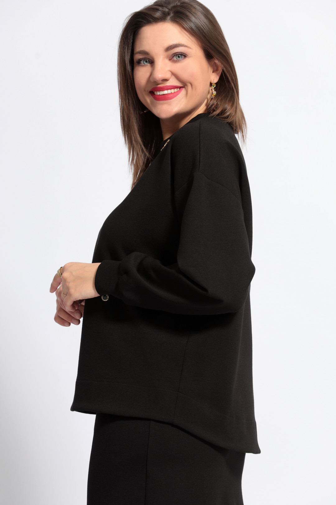 Блузка BegiModa 4068 черный - фото 4