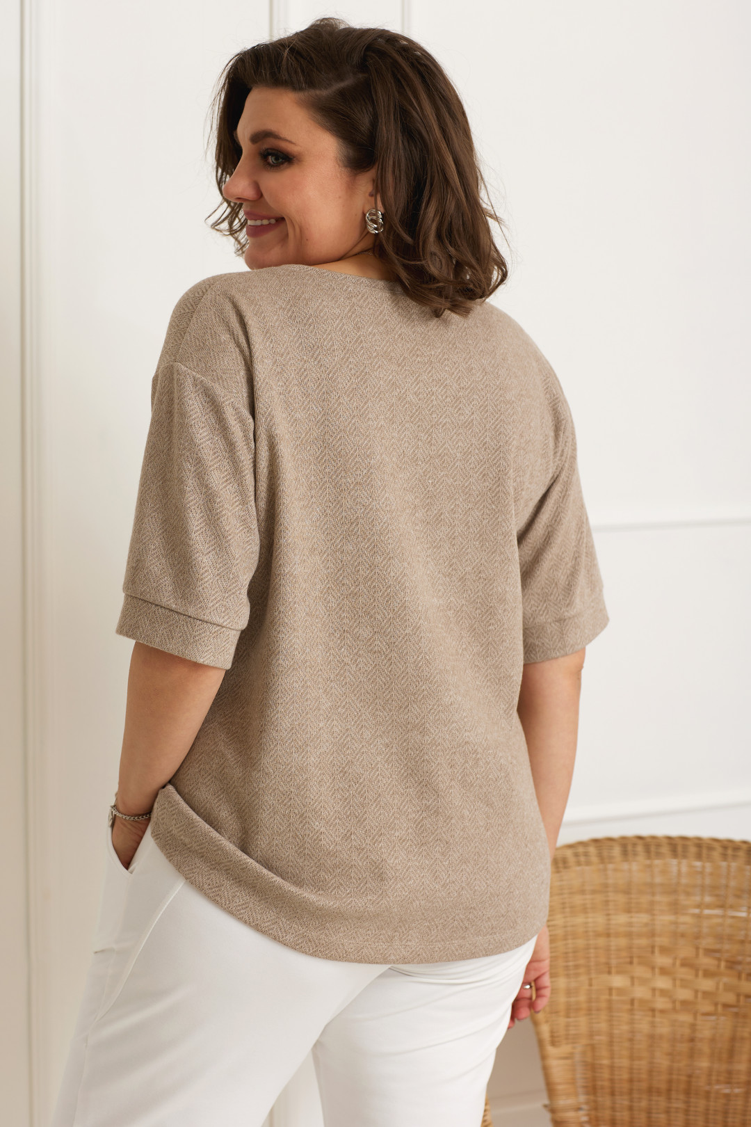 Блузка BegiModa 4089 песок - фото 3